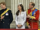 Príncipes William e Harry se divertem com Kate Middleton em evento oficial