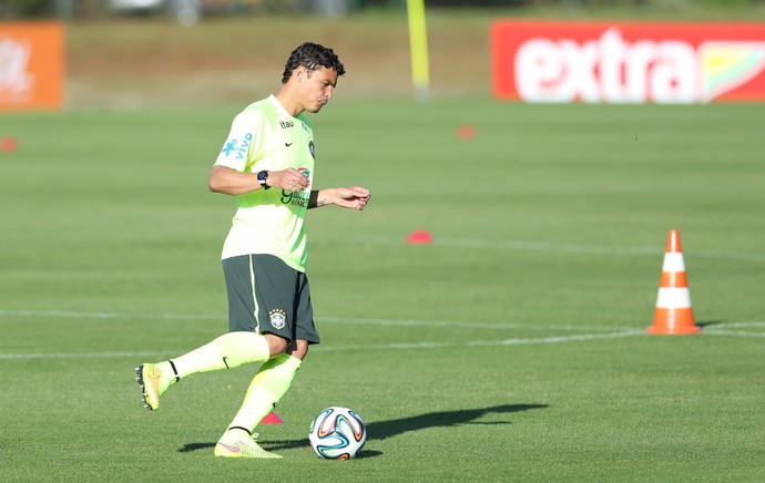 thiago silva treino seleção brasileira copa do mundo (Foto: Mowa Press)