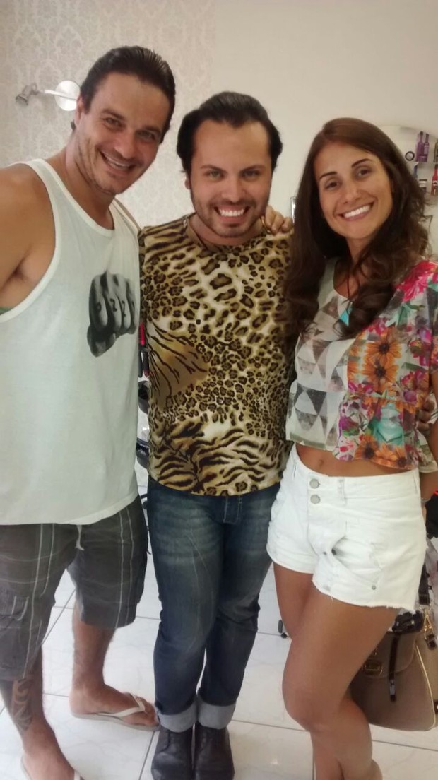 Rafael Oliveira, Roberta Pevidor e Thiago Santana (Foto: Reprodução/Instagram)
