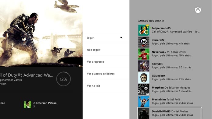 Veja a lista de amigos que possuem o jogo (Foto: Reprodução/Murilo Molina)