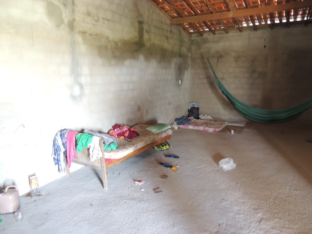 Alojamento de pedreira interditada pelo MTE em Tacaimbó, Agreste de Pernambuco (Foto: Divulgação/ MTE)