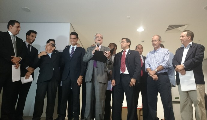 Posse do presidente do Bahia (Foto: Eric Luis Carvalho)