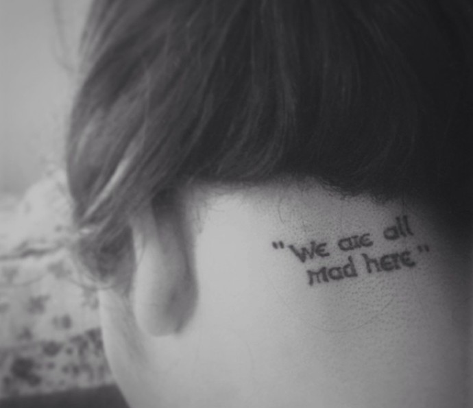 Jade Baraldo e sua primeira tattoo (Foto: Arquivo pessoal)