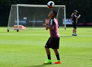 Treino São Paulo, Cueva (Foto: Felipe Espindola / www.saopaulofc.net)