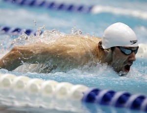 Michael Phelps GP Indianápolis natação (Foto: AP)