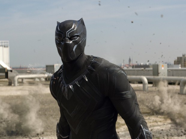 Pantera Negra é interpretado por Chadwick Boseman em &#39;Capitão América: Guerra civil&#39; (Foto: Divulgação/Marvel)