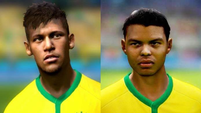 Neymar e Thiago Silva são os melhores brasileiros do game (Foto: Reprodução/Murilo Molina)