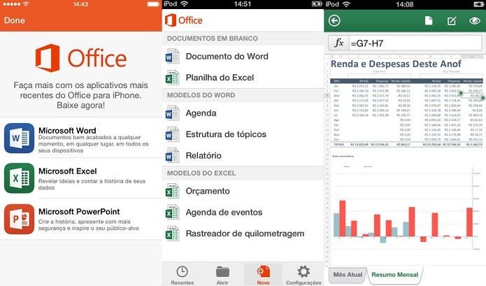 Aproveitar os recursos do Microsoft Office em seu gadget, sem custos (Foto: Divulgação/AppStore)