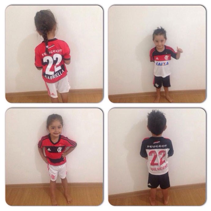 Filhos Everton Flamengo (Foto: Arquivo Pessoal)