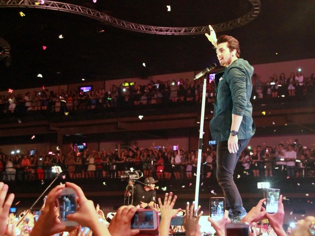 Luan Santana se apresenta no Rio (Foto: Graça Paes/ Foto Rio News)