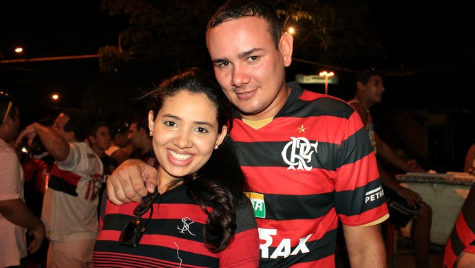 Torcida do Flamengo em Manaus (Foto: Romulo de Sousa)