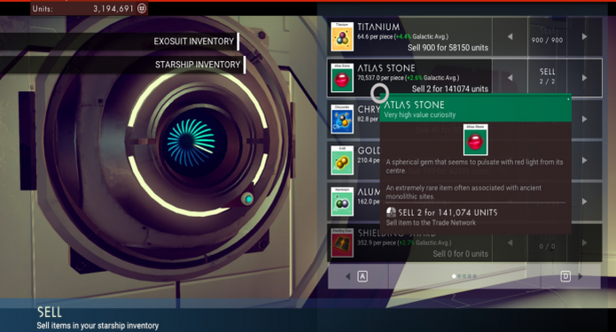 No Man's Sky: Atlas Stone são pedras vermelhas que podem ser usadas para zerar o game ou serem vendidas a um alto preço (Foto: Reprodução/Gamespedia) (Foto: No Man's Sky: Atlas Stone são pedras vermelhas que podem ser usadas para zerar o game ou serem vendidas a um alto preço (Foto: Reprodução/Gamespedia)) No Man's Sky: Atlas Stone são pedras vermelhas que podem ser usadas para zerar o game ou serem vendidas a um alto preço (Foto: Reprodução/Gamespedia) (Foto: No Man's Sky: Atlas Stone são pedras vermelhas que podem ser usadas para zerar o game ou serem vendidas a um alto preço (Foto: Reprodução/Gamespedia))