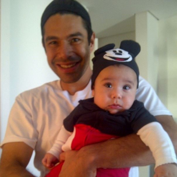 Marcus Buaiz e o filho (Foto: Instagram/Reprodução)