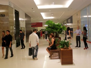 Novo shopping traz 7 lojas âncoras (Foto: Marcos Dantas/G1 AM) Novo shopping traz 7 lojas âncoras (Foto: Marcos Dantas/G1 AM)