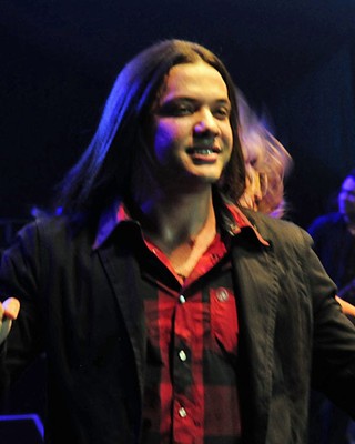 Wesley Safadão + Lucas Lucco (Foto: Adriana Noya / G1)