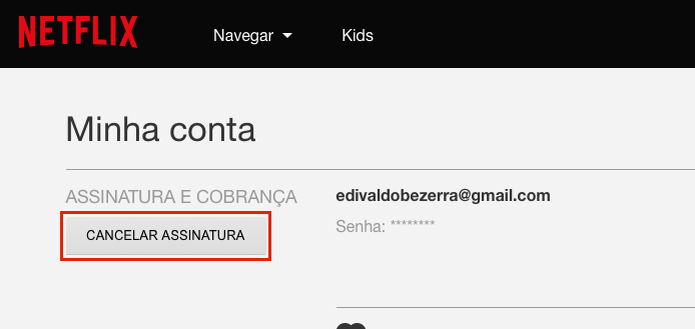 Como Cancelar A Sua Conta Do Netflix Dicas E Tutoriais TechTudo