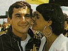 Monique Evans resgata foto ao lado de Ayrton Senna
