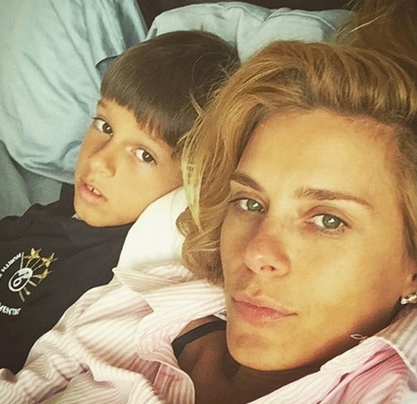 Carolina Dieckmann e o filho caçula (Foto: Reprodução/Instagram)
