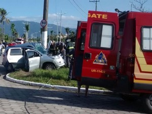 Casal morre após acidente de carro em Caraguatatuba, SP (Foto: Arquivo Pessoal/Cleber Siqueira)