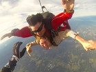 Guisela Rhein adere ao paraquedismo: 'É a melhor sensação do mundo'