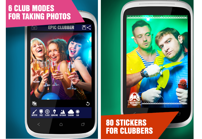 Epic Clubber - For Selfies é um app para fazer selfies à noite (Foto: Divulgação)