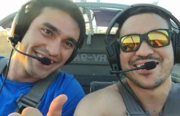 Amigos postaram foto antes de morreram em queda de avião em Pirenópolis, Goiás (Foto: Reprodução/Facebook)