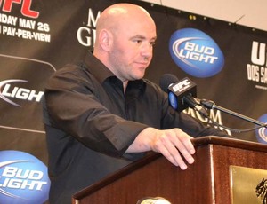 Dana White durante coletiva no UFC 146 (Foto: Adriano Albuquerque)
