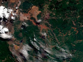 Imagens Mostram Antes E Depois De Area Das Barragens Em Mariana Minas Gerais G1