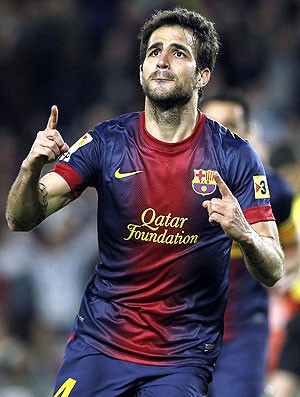 Fabregas gol Barcelona Levante (Foto: EFE)