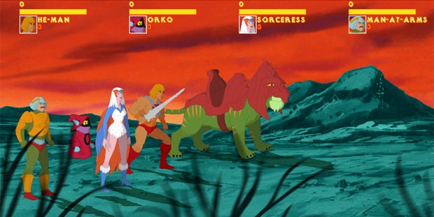 Personagens do game de 'He-Man' (Foto: Divulgação)