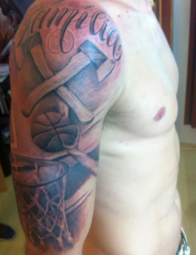 Basquete Duda Machado tatuagem (Foto: Reprodução/Instagram)