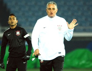 Jorge Henrique Tite treino Corinthians (Foto: Marcos Ribolli / Globoesporte.com)
