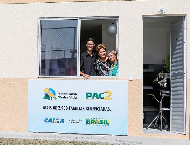 Presidenta Dilma Rousseff durante cerimônia de entrega de unidades habitacionais do Programa Minha Casa Minha Vida (Foto: Ichiro Guerra / PR)
