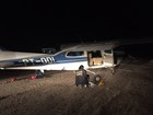 Avião apreendido no interior do Ceará carregava 361,7 kg de cocaína, diz PF