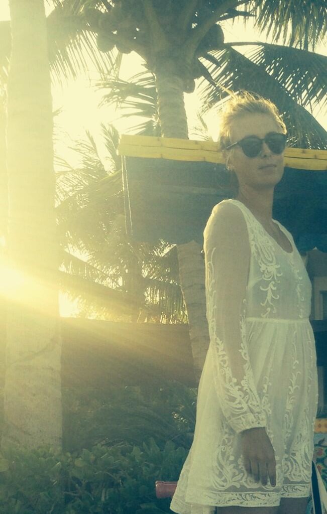 Maria Sharapova (Foto: Reprodução/Twitter) Maria Sharapova (Foto: Reprodução/Twitter)