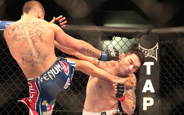Rony Jason e Jeremy Stephens UFC Goiânia (Foto: Rodrigo Malinverni)