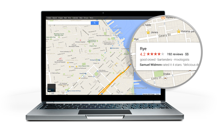 Novo Google Maps, versão Preview (Foto: Reprodução/Google) Novo Google Maps, versão Preview (Foto: Reprodução/Google)