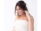 Rubia Baricelli mostra barriguinha de grávida: '34 semanas'