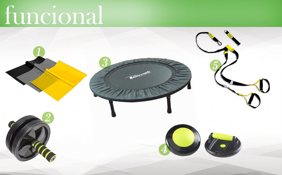 Cansada da academia? Confira os acessórios para malhar em casa de