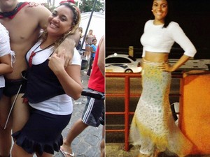 Karla perdeu 21 kg após descobrir que era diabética; fotos mostram antes e depois (Foto: Arquivp pessoal/Karla Lidyane Rocha da Silva )