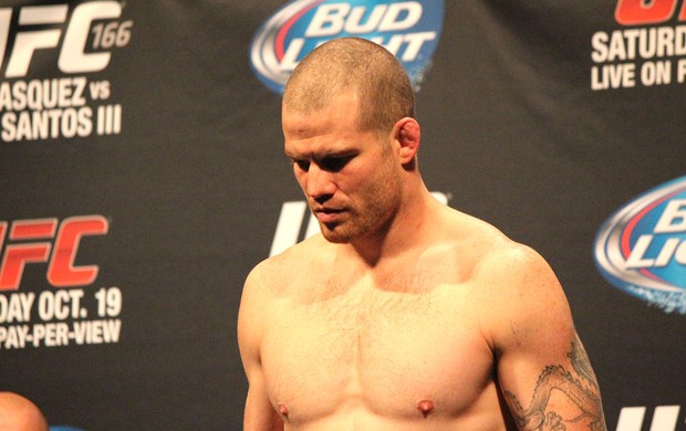 Nate Marquardt  Pesagem UFC 166 (Foto: Evelyn Rodrigues)