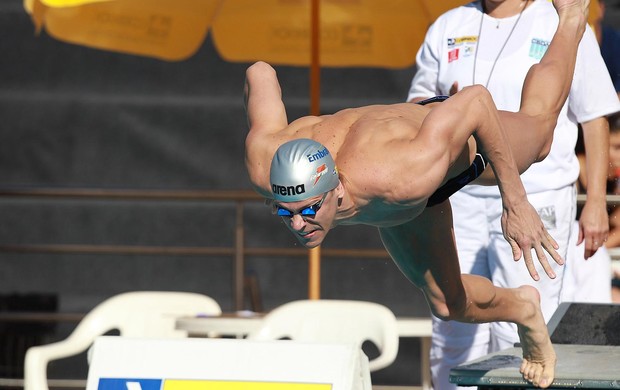 Cesar Cielo natação troféu josé finkel (Foto: Satiro Sodré / Divulgação CBDA)