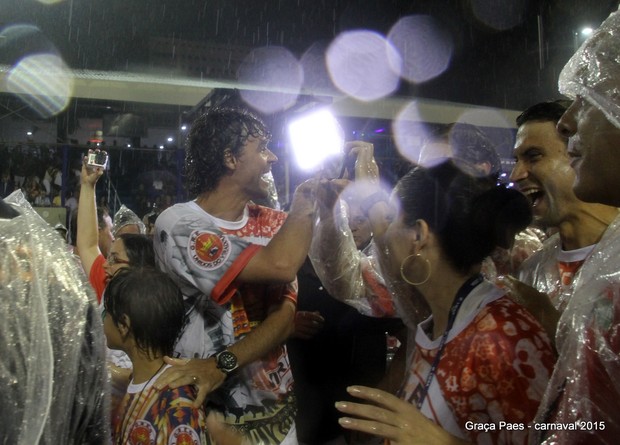 Guga e Rafael Nadal na dispersão (Foto: Graça Paes/ Foto Rio News)