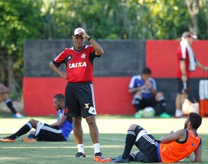 Jayme de Almeida treino Flamengo (Foto: Márcio Alves/Agência O Globo)