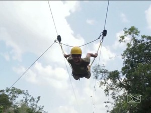 Turismo de aventura cresce em Carolina (Foto: Reprodução/TV Mirante)