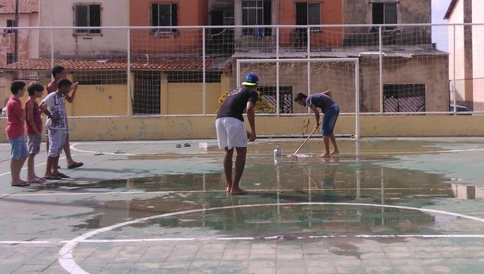 Curling, cearense, chaleira (Foto: Juscelino Filho)