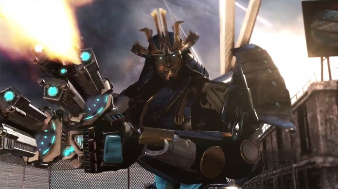 Mesmo com tanta tecnologia e armas tão avançadas os transformers ainda atiram muito mal (Foto: tfw2005.com)