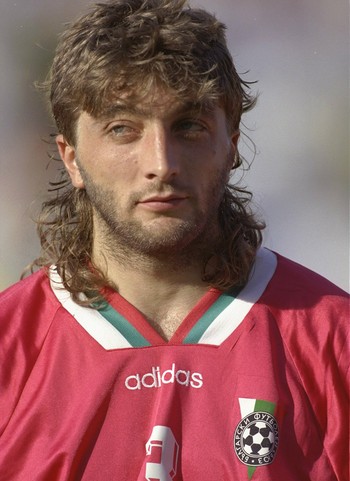 Trifon Ivanov da Bulgaria na Copa do Mundo de 1994 (Foto: Getty Images)