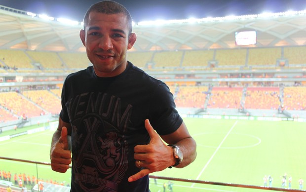 José Aldo inauguração da Arena da Amazônia (Foto: Fabrício Marques)