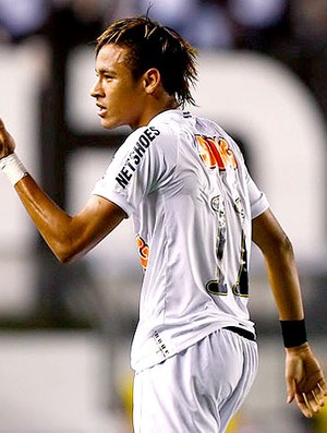 Neymar no jogo do Santos contra o Flamengo (Foto: Ricardo Saubin / Site Oficial do Santos)
